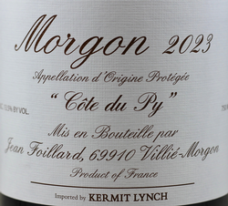 Domaine Jean Foillard Morgon Cote du Py 2023